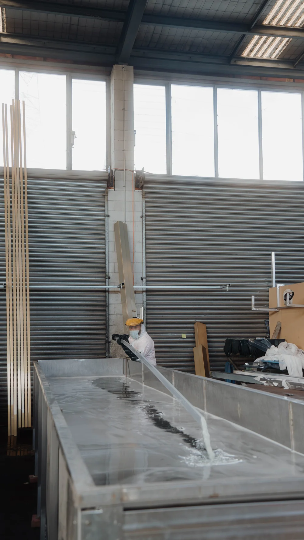 Industrial coating application