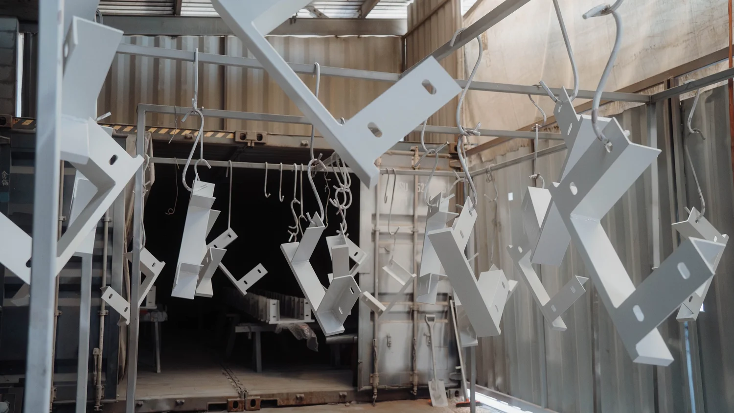 Sandblasting surface preparation